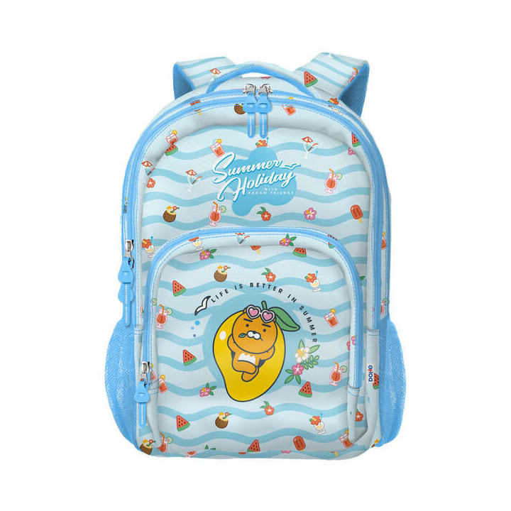 Dohe Kakao Friends Summer Holiday Mochila Escolar Grande - 3 Compartimentos - Bolsillos Laterales - Tirantes Acolchados y Ajust