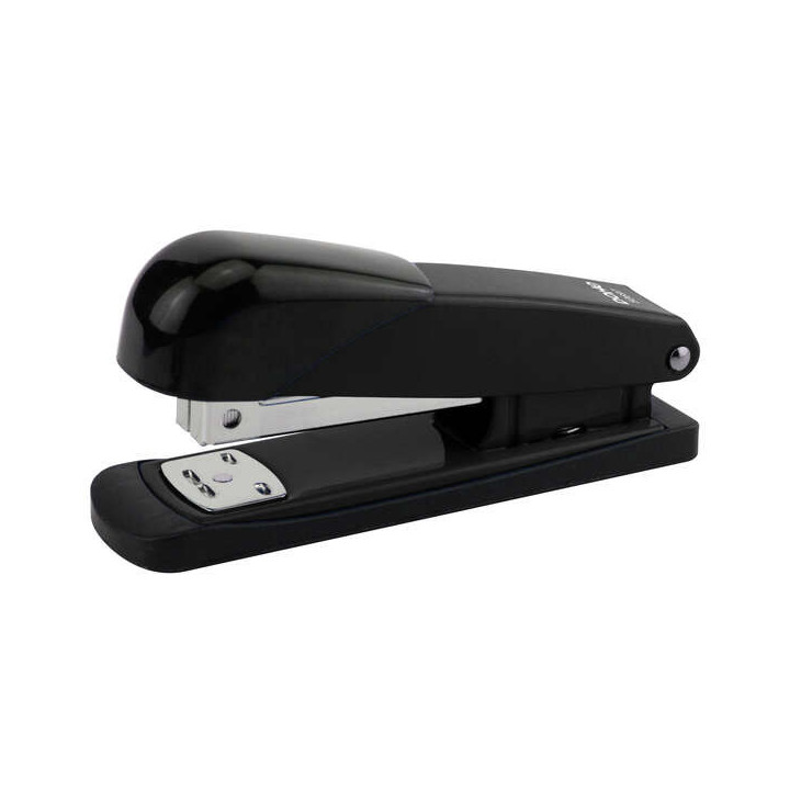 Dohe Grapadora de Sobremesa Metalica - Hasta 20 Hojas - Capacidad 100 Grapas - Color Negro