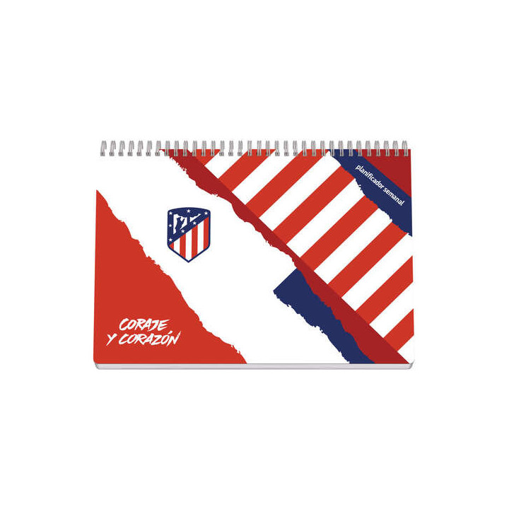Dohe Atletico de Madrid Coraje y Corazon Planificador Perpetuo Espiral Wireo Tapa Semirigida - Encuadernacion Horizontal Tamañ
