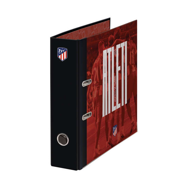 Dohe Atletico de Madrid Atleti Archivador de Palanca con Rado - Cubierta en Carton Forrado - Formato A4 - Ollao en el Lomo