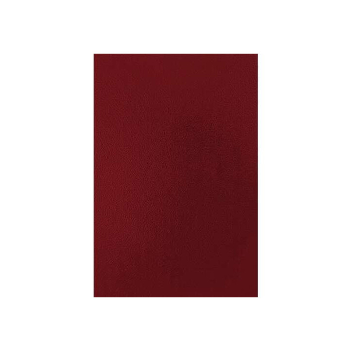 Fellowes Pack de 50 Portadas de Carton Simil Piel A4 - 750 gr - Color Rojo