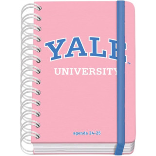 Dohe YALE Pink Lady Agenda Escolar Espiral Wire’o A6 - Dia Pagina - Papel 80g/m2 - Cubierta de Carton Plastificado - Cierre c