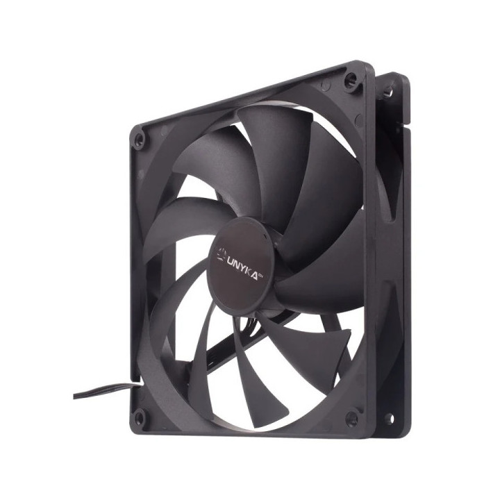 Unykach Ventilador 140mm - Velocidad Max. 1000rpm - Color Negro