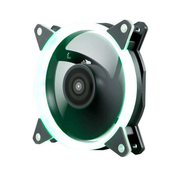 Unykach Candy 20 Green Ventilador 120mm con Iluminacion Verde - Velocidad Max. 1400rpm - Color Negro