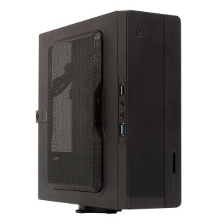 Unykach UK1007 Caja Torre Mini-ITX - Fuente de Alimentacion 150W Incluida - Tamaño Disco Soportado 2.5" - USB-A 2.0/3.2 y Audi
