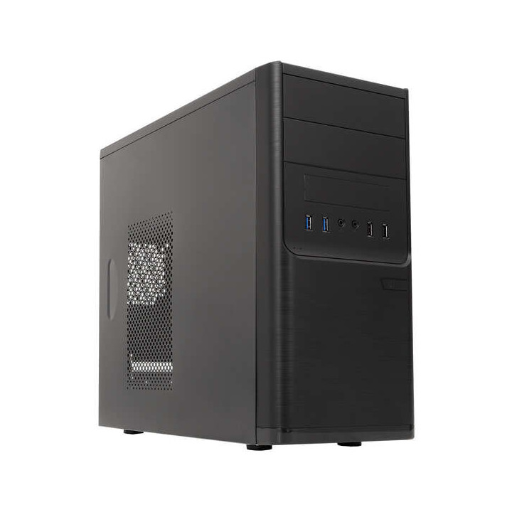 Unykach Dark Shadow Caja MicroATX - Fuente de Alimentacion 500W Incluida - Tamaño Disco Soportado 3.5"