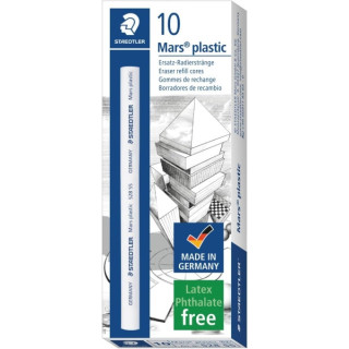 Staedtler Mars Plastic Goma de Borrar de Recambio para Portagomas 528 50