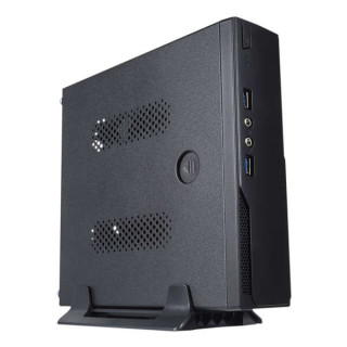 Unykach UK1003 Caja Mini-Torre Mini-ITX - Fuente de Alimentacion 120W Incluida - Tamaño Disco Soportado 2.5" - USB-A 3.2 y Aud