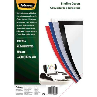 Fellowes Pack de 100 Portadas de Polipropileno A4 - 280 Micras - Muy Resistentes - Transparente