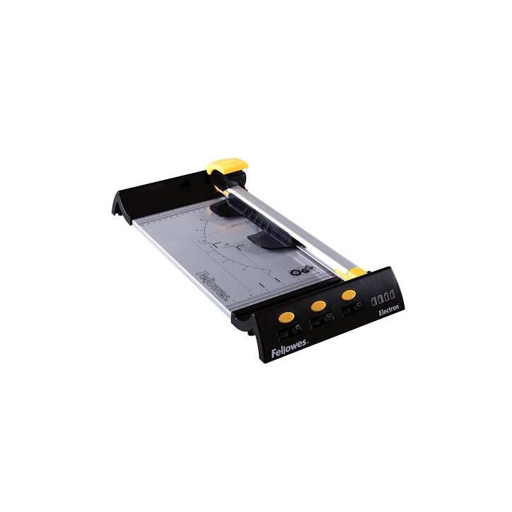 Fellowes Electron A4 Cizalla de Rodillo - Recorta hasta 10 Hojas - Longitud de Corte 320mm - 4 Cuchillas Incluidas- Cabezal Bi-