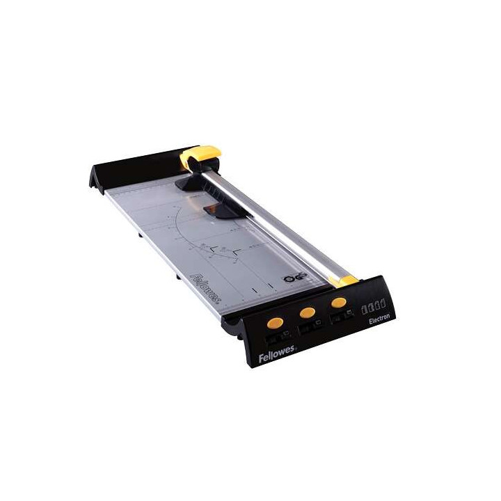 Fellowes Electron A3 Cizalla de Corte para Soportes hasta A3 - Capacidad de Corte 10 Hojas - Mecanismo de Corte Seguro - Base M