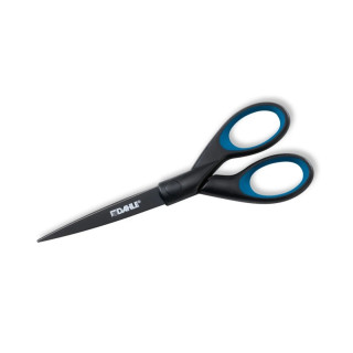 Dahle 54307 Office Titanium Tijeras de Acero Templado 18cm - Recubiertas de Titanio - Revestimiento Antiadherente - Mangos Reve