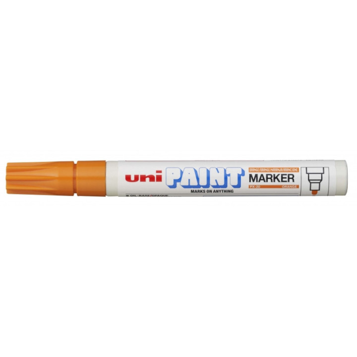 Uni-ball PX-20 Paint Marker - Marcador de Pintura - Punta Acrilica de Bala 2.2-2.8mm - Permanente en Todas las Superficies - Re