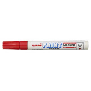 Uni-ball PX-20 Paint Marker - Marcador de Pintura - Punta Acrilica de Bala 2.2-2.8mm - Permanente en Todas las Superficies - Re