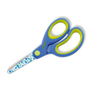 Dahle 54661 Kids Tijeras Infantiles 13cm - Puntas Redondeadas - Acero Inoxidable - Mangos Ergonomicos Recubiertos de Goma - Col