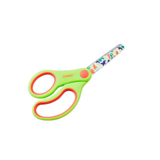 Dahle 54671 Kids Tijeras Infantiles para Zurdos 13cm - Puntas Redondeadas - Acero Inoxidable - Mangos Ergonomicos Recubiertos d