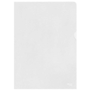 Esselte Caja de 100 Dossiers Uñero Formato A4 - Lamina de PP Piel de Naranja - Grosor 0.11mm