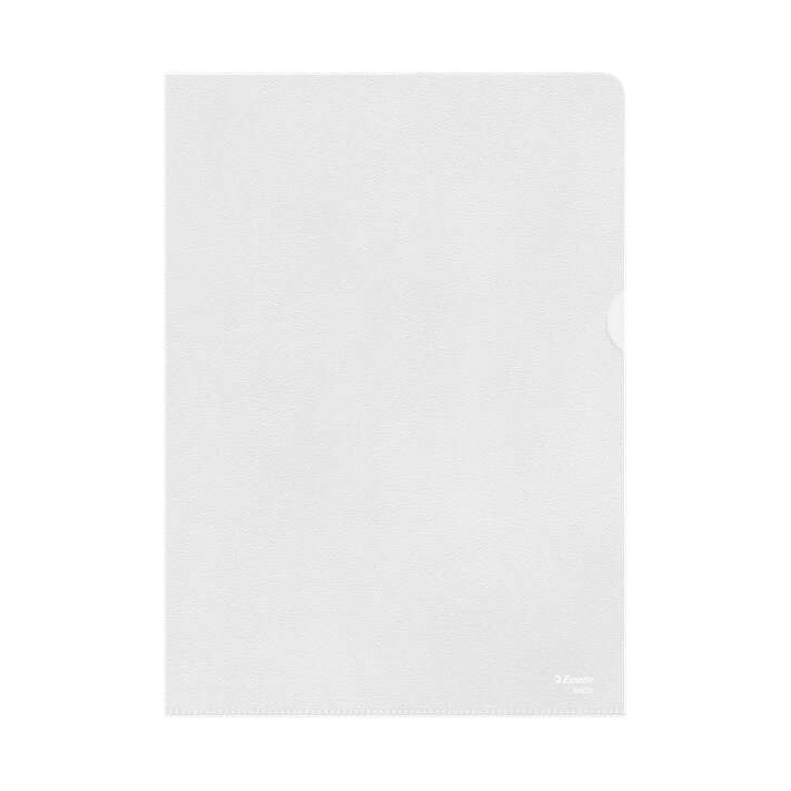 Esselte Caja de 100 Dossiers Uñero Formato A4 - Lamina de PP Piel de Naranja - Grosor 0.11mm