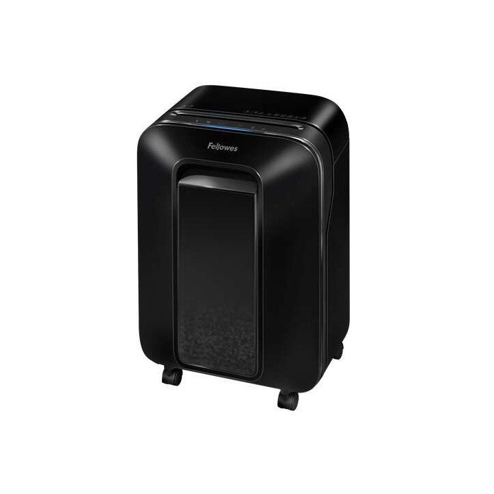 Fellowes LX200 Destructora de Papel Manual Mini-Corte P-4 - Destruye hasta 12 Hojas - Capacidad de la Papelera 22L - Color Negr