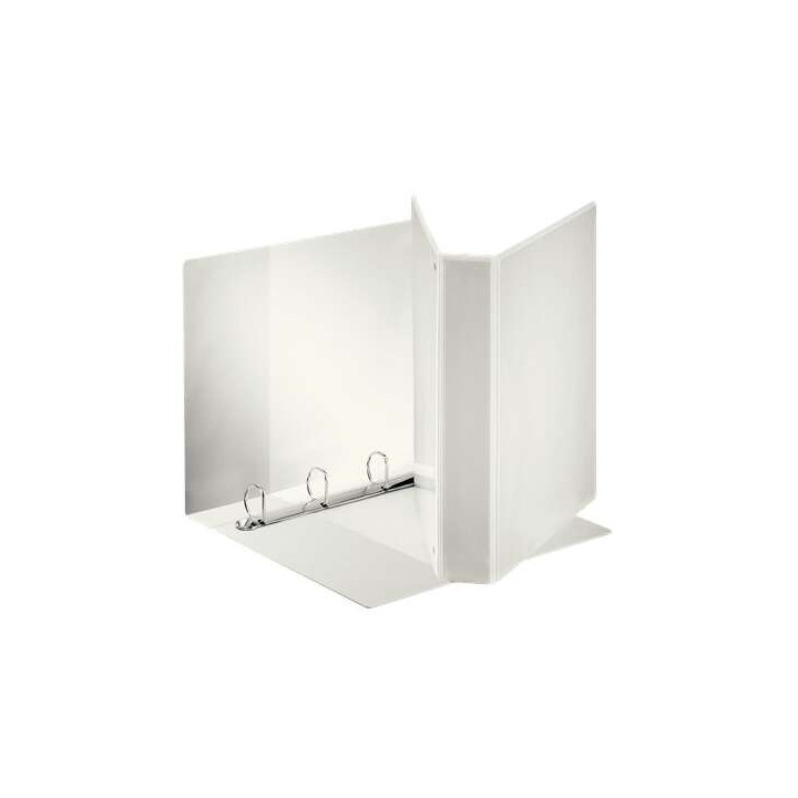 Esselte Canguro Plus Carpeta de Anillas - Formato A4 - Capacidad para 380 Hojas - 4 Anillas de 40mm - Color Blanco
