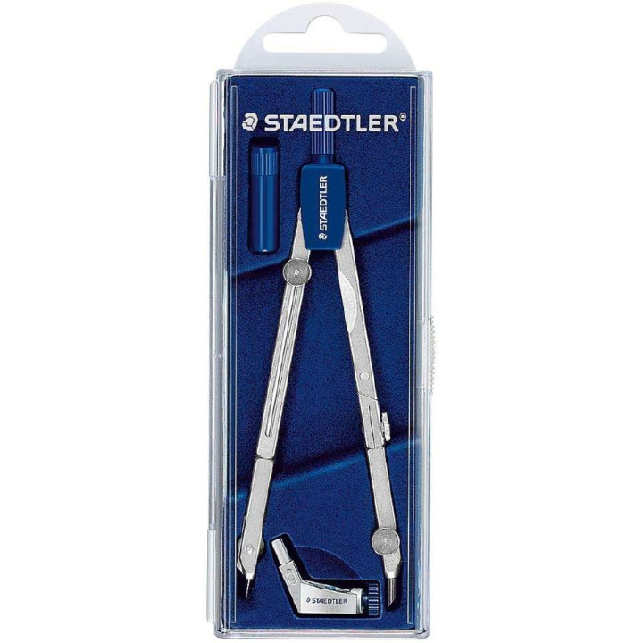 Staedtler Mars 552 02 Compas de Precision - Alargadera Telescopica - Pata Articulada