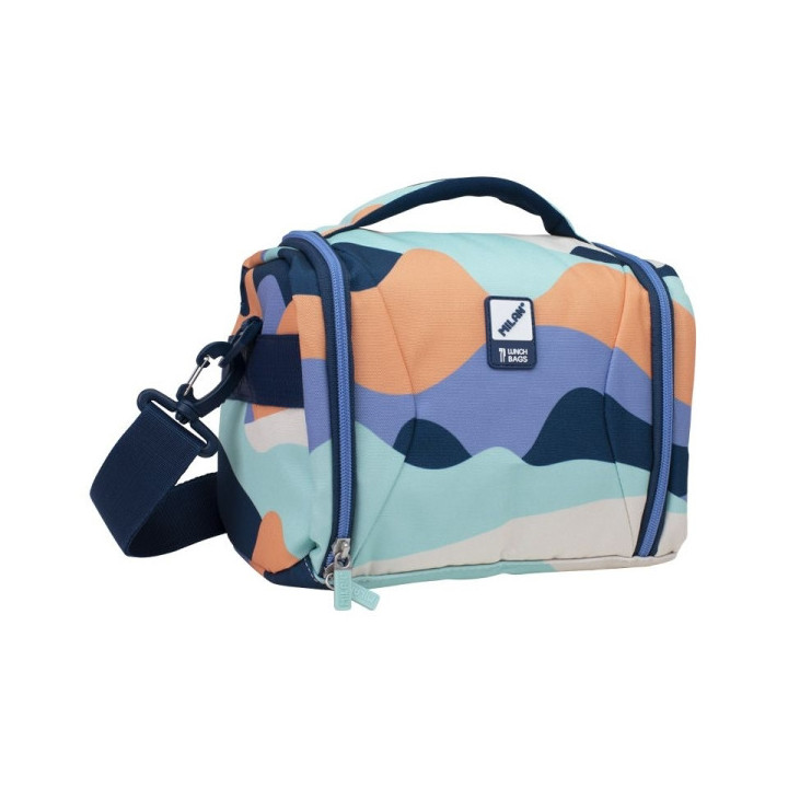 Milan The Fun Bolsa Isotermica Porta Alimentos 5L - Interior Aislante Termico - Apertura Total - Correa Regulable y Extraible