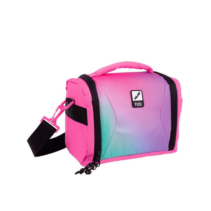 Milan Sunset Bolsa Isotermica Porta Alimentos 5L - Interior Aislante Termico - Apertura Total - Correa Regulable y Extraible -