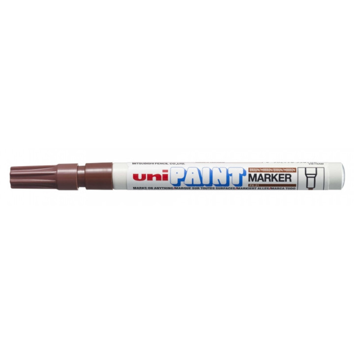 Uni-ball PX-21 Paint Marker - Marcador de Pintura - Punta Acrilica de Bala 0.8-1.2mm - Permanente en Todas las Superficies - Re