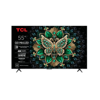 TCL 55C6K Televisor Smart TV 55" MiniLED UltraHD 4K - Google TV - 144Hz - Sonido Onkyo - Dolby Vision IQ - Dolby Atmos - VESA 3