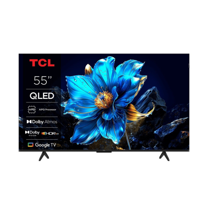 TCL 55P7K Televisor Smart TV 55" QLED UltraHD 4K HDR - Google TV - WiFi - Dolby Atmos - Dolby Vision - Game Accelerator