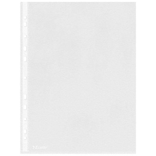 Esselte Eco Pack de 100 Fundas Multitaladro Portadocumentos A4 - Lamina de PP Reciclable Transparente de 0