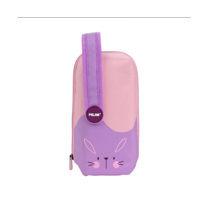 Milan Fun Animals Pack de 4 Estuches con Contenido de Serie - Contenido: Goma de Borrar