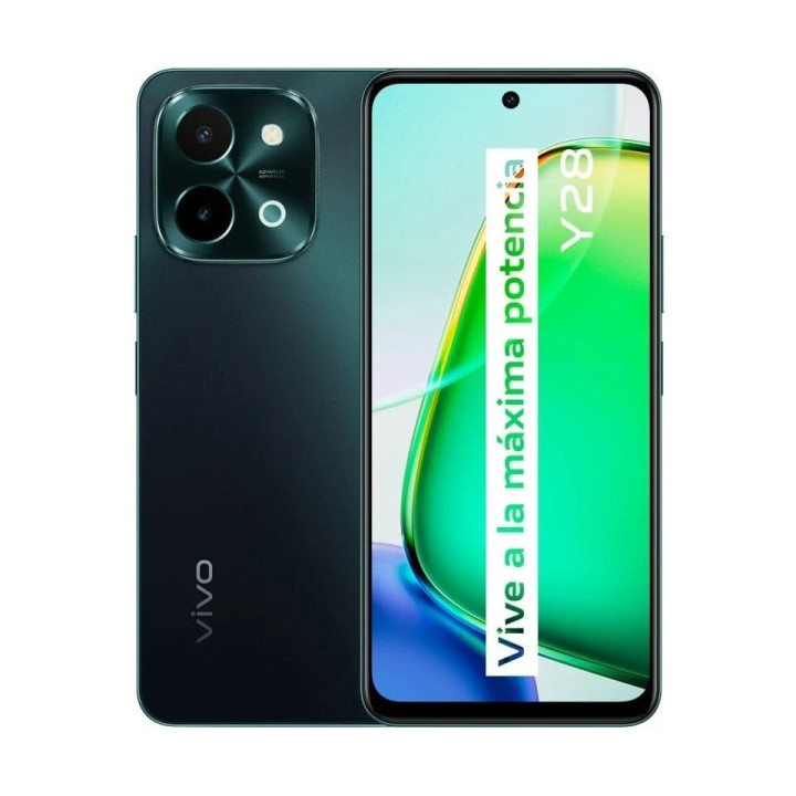 Vivo Y28 Smartphone Pantalla 6.68" - 4GB - 128GB - Camara 50Mp - Bateria 6000mAh - Admite Carga de 44W - Color Verde