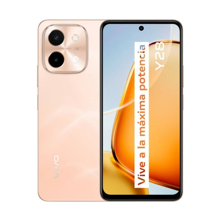 Vivo Y28 Smartphone Pantalla 6.68" - 4GB - 128GB - Camara 50Mp - Bateria 6000mAh - Admite Carga de 44W - Color Naranja
