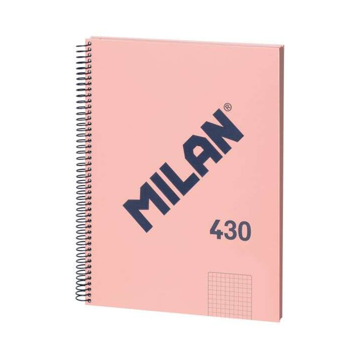 Milan Serie 1918 Cuaderno Espiral Formato A4 Cuadricula 5x5mm - 80 Hojas de 95 gr/m2 - Microperforado