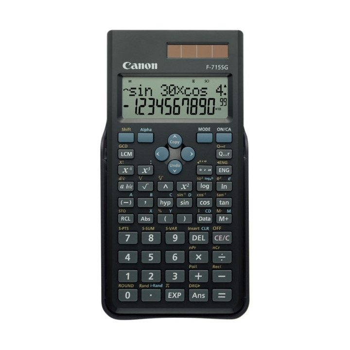 Canon F-715SG Calculadora Cientifica con Pantalla LCD 2 Lineas 16 Digitos - Calculo Interno de hasta 16 Digitos - 250 Funciones