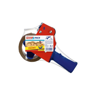 Tesa Pack de Precintadora + 1 Rollo de Precinto Marron 48mm x 50 Metros