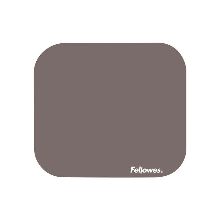 Fellowes Alfombrilla Premium - Base de Goma Antideslizante - Superficie de Poliester - 23.2x19.9cm - Color Gris