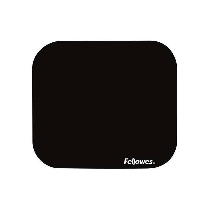 Fellowes Alfombrilla Premium - Base de Goma Antideslizante - Superficie de Poliester - 23.2x19.9cm - Color Negro