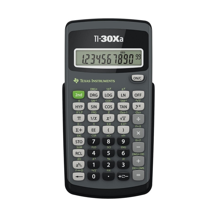 Texas Instruments TI-30XA Calculadora Cientifica Pantalla 1 Linea de 10 Digitos - Fracciones