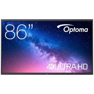 Optoma Creative Touch Serie 5 Pantalla Interactiva Tactil 86" UltraHD 4K - Certificacion Google EDLA -Tiempo de Respuesta 6ms -