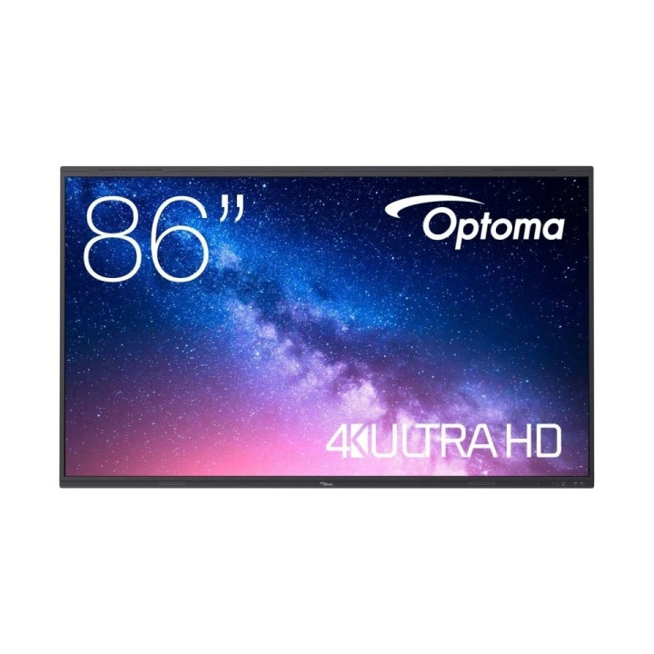 Optoma Creative Touch Serie 5 Pantalla Interactiva Tactil 86" UltraHD 4K - Certificacion Google EDLA -Tiempo de Respuesta 6ms -