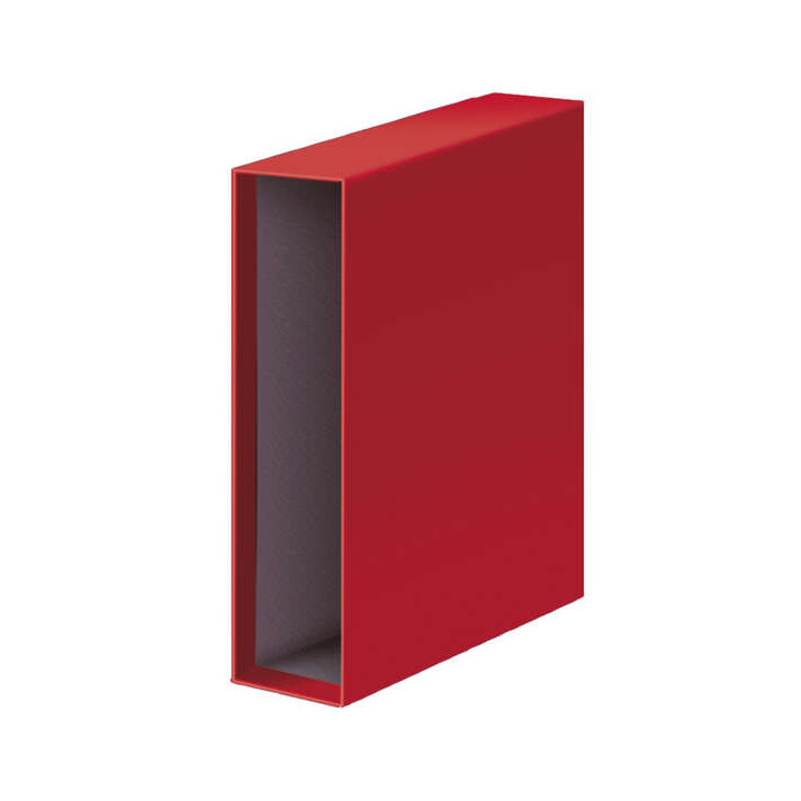 Dohe Archicolor Funda para Archivador de Palanca - Formato Folio - Carton Forrado - Color Rojo