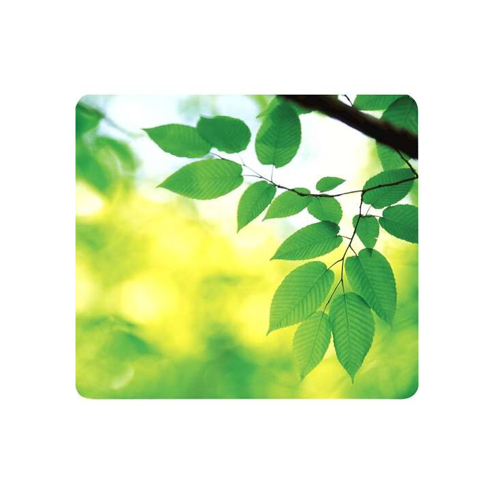 Fellowes Earth Series Alfombrilla Reciclada para Raton - Duradera y Facil de Limpiar - Base de Goma - 85% Material Reciclado -