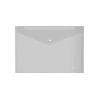 Erichkrause Fizzy Classic Sobre Portadocumentos A4 - Fabricado en Plastico - Textura Rugosa - Transparente