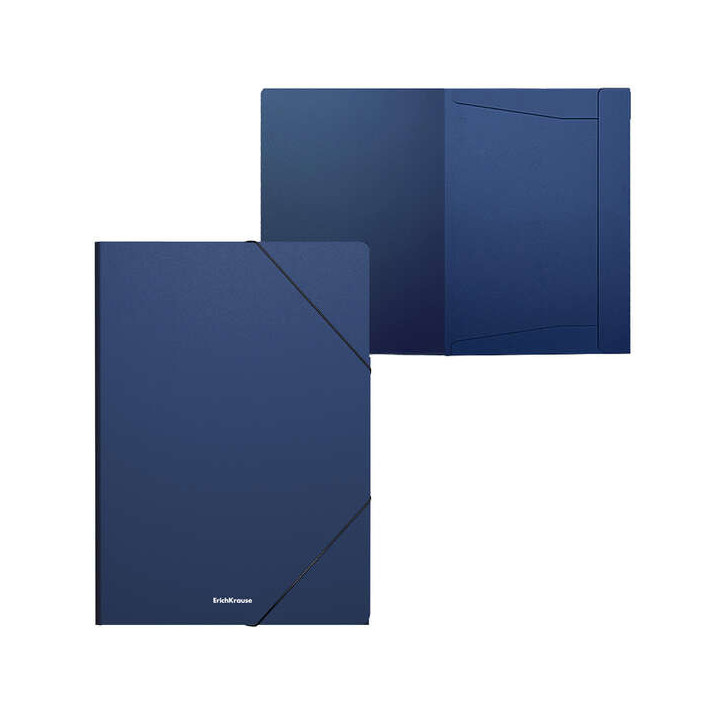 Erichkrause Matt Classic Carpeta Solapas A4 - Fabricada en Polipropileno - Color Azul