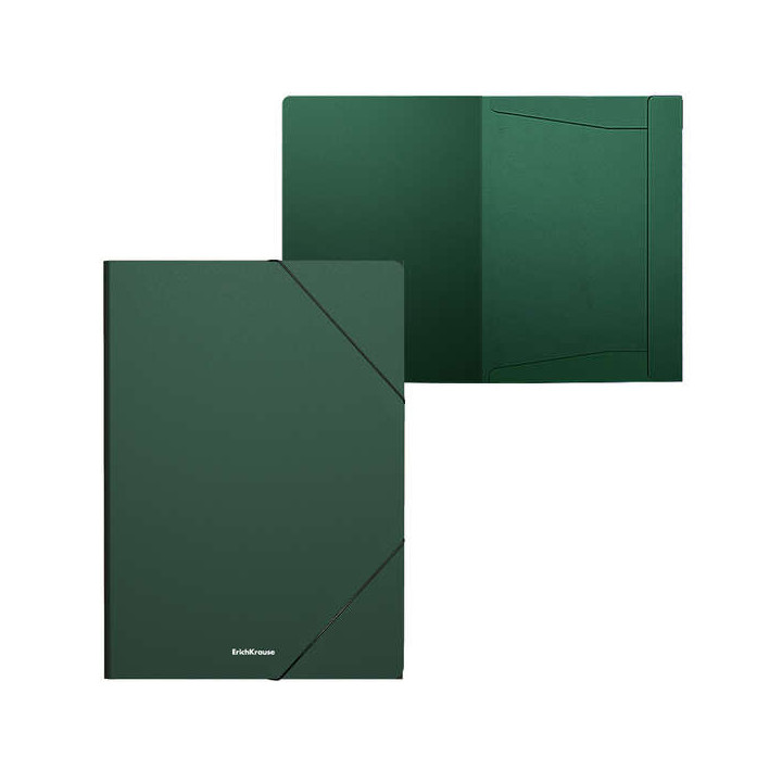 Erichkrause Matt Classic Carpeta Solapas A4 - Fabricada en Polipropileno - Color Verde