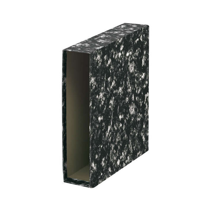 Dohe Archinovo Funda para Archivador de Palanca Formato Folio - Medidas 288x357x82mm - Color Negro Jaspeado