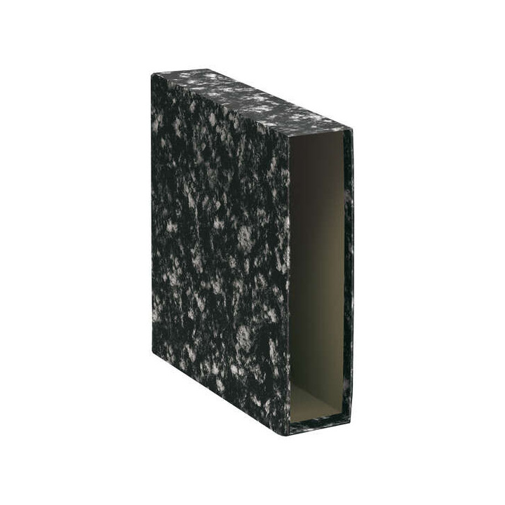 Dohe Archinovo Funda para Archivador de Palanca Formato A4 - Medidas 286x324x82mm - Color Negro Jaspeado