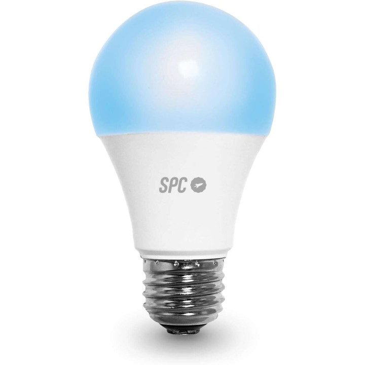SPC Aura 1050 Bombilla Led Regulable Wi-Fi E27 - Ambientes Personalizables - Control desde la APP SPC Iot - Compatible con Alex